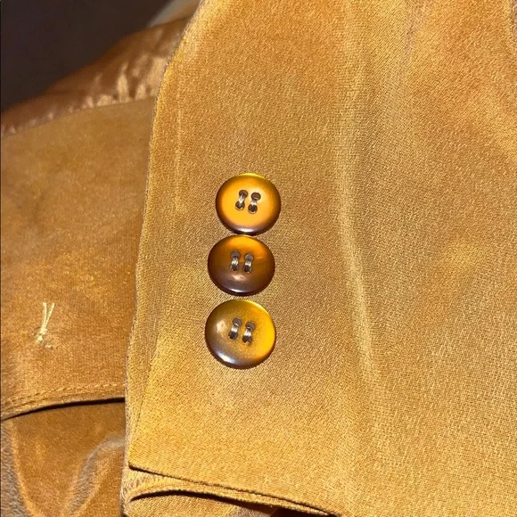 Vintage 100% Silk Chaus Blazer 14 - Picture 5 of 6